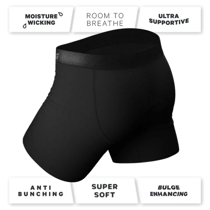 The Midnight Rider | Black Ball Hammock® Pouch Underwear With Fly 5 Pack