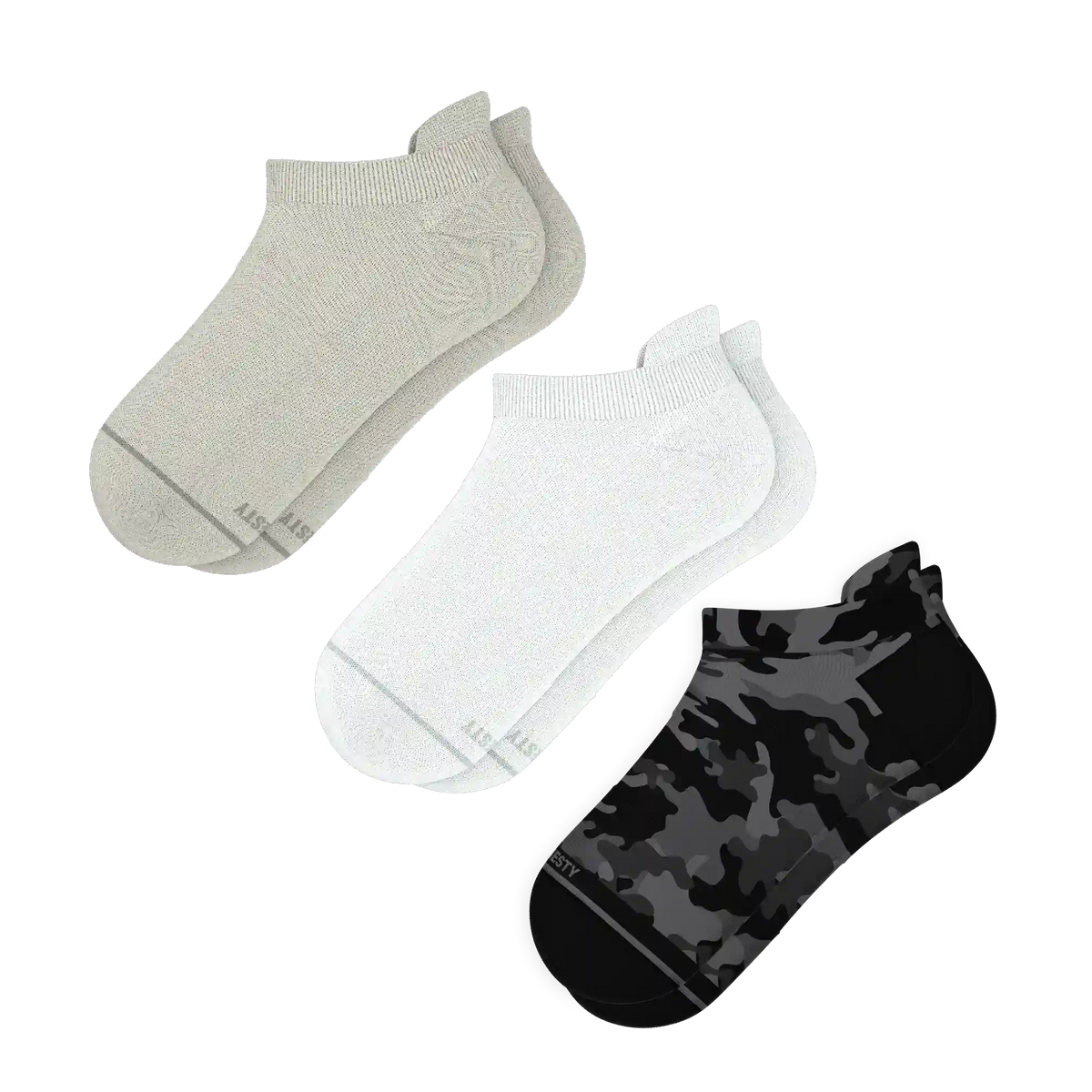 The Military Three | Heel Hammock™ Ankle Socks 3 Pack