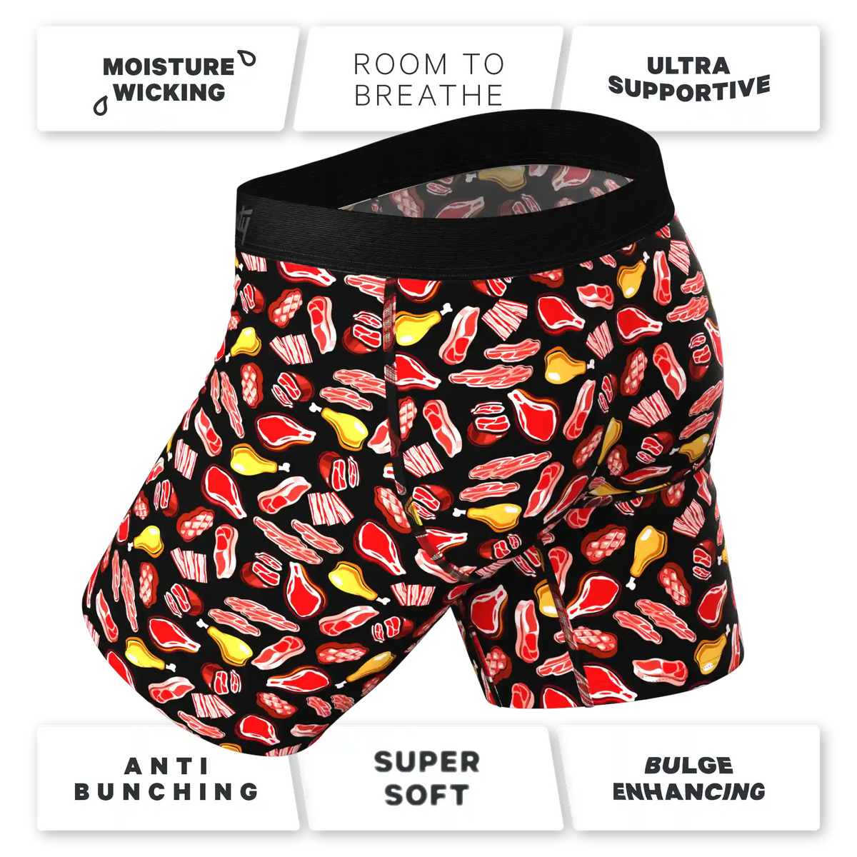 The Juicy Loins | Meat Ball Hammock® Boxer - Long Leg