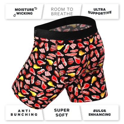 The Juicy Loins | Meat Ball Hammock® Boxer - Long Leg