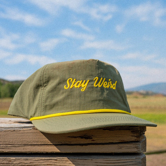 The Mantra | Stay Weird Snapback Hat
