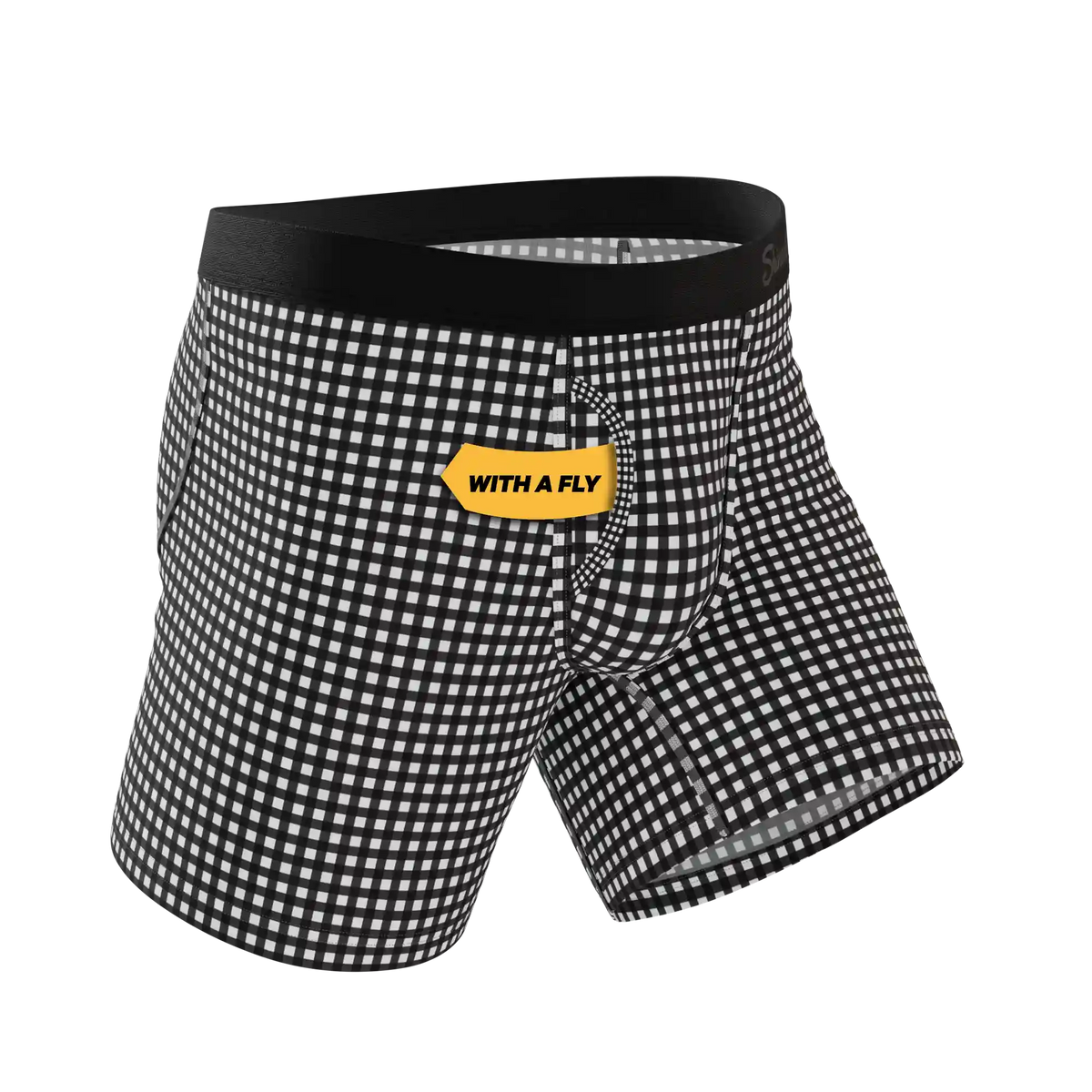 The Blackberry Bramble | Window Pane Ball Hammock® Pouch Underwear With Fly