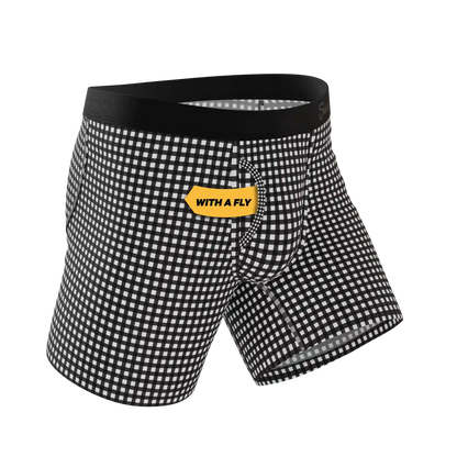 The Blackberry Bramble | Window Pane Ball Hammock® Pouch Underwear With Fly