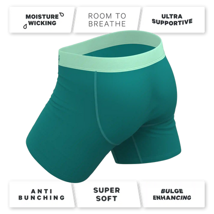 The Maldives | Teal Ball Hammock® Pouch Underwear With Fly