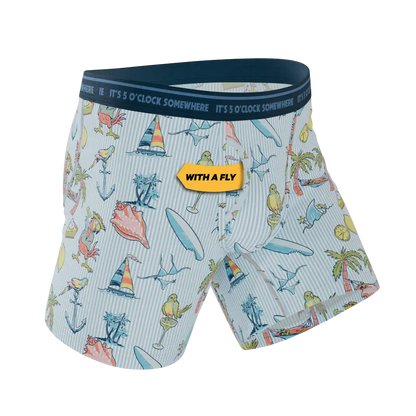 The Boat Drinks | Shinesty x Margaritaville® Ball Hammock® Pouch Underwear With Fly