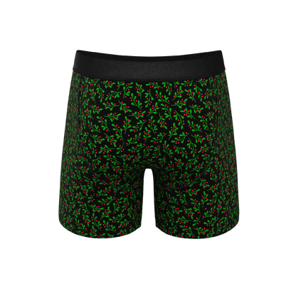 The Kiss Me There | Mistletoe Ball Hammock® Pouch Underwear With Fly