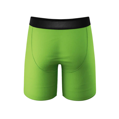 The Supernova | Bright Green Ball Hammock® Boxer - Long Leg