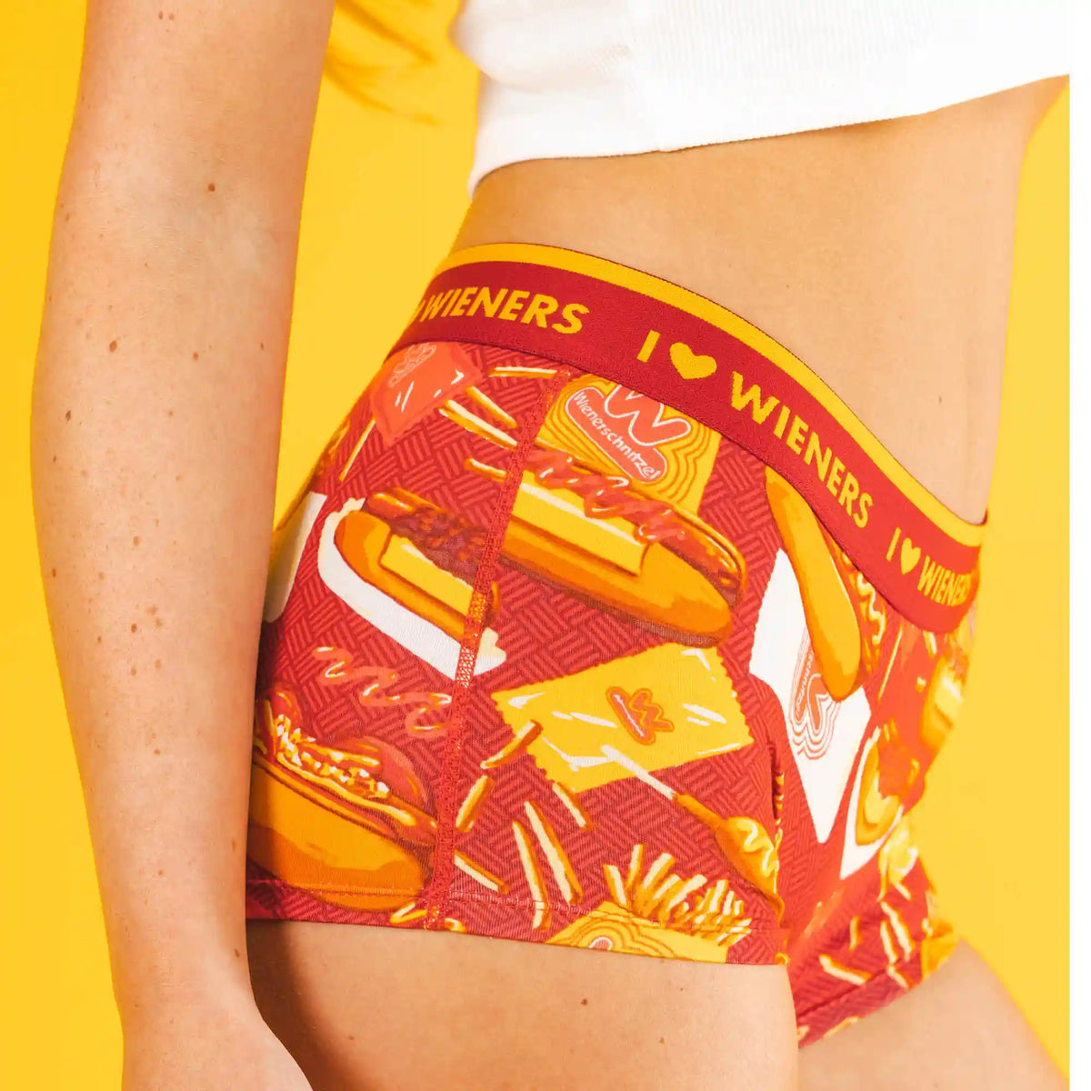 The Big W’s | Shinesty x Wienerschnitzel Boyshort Underwear with Waistband