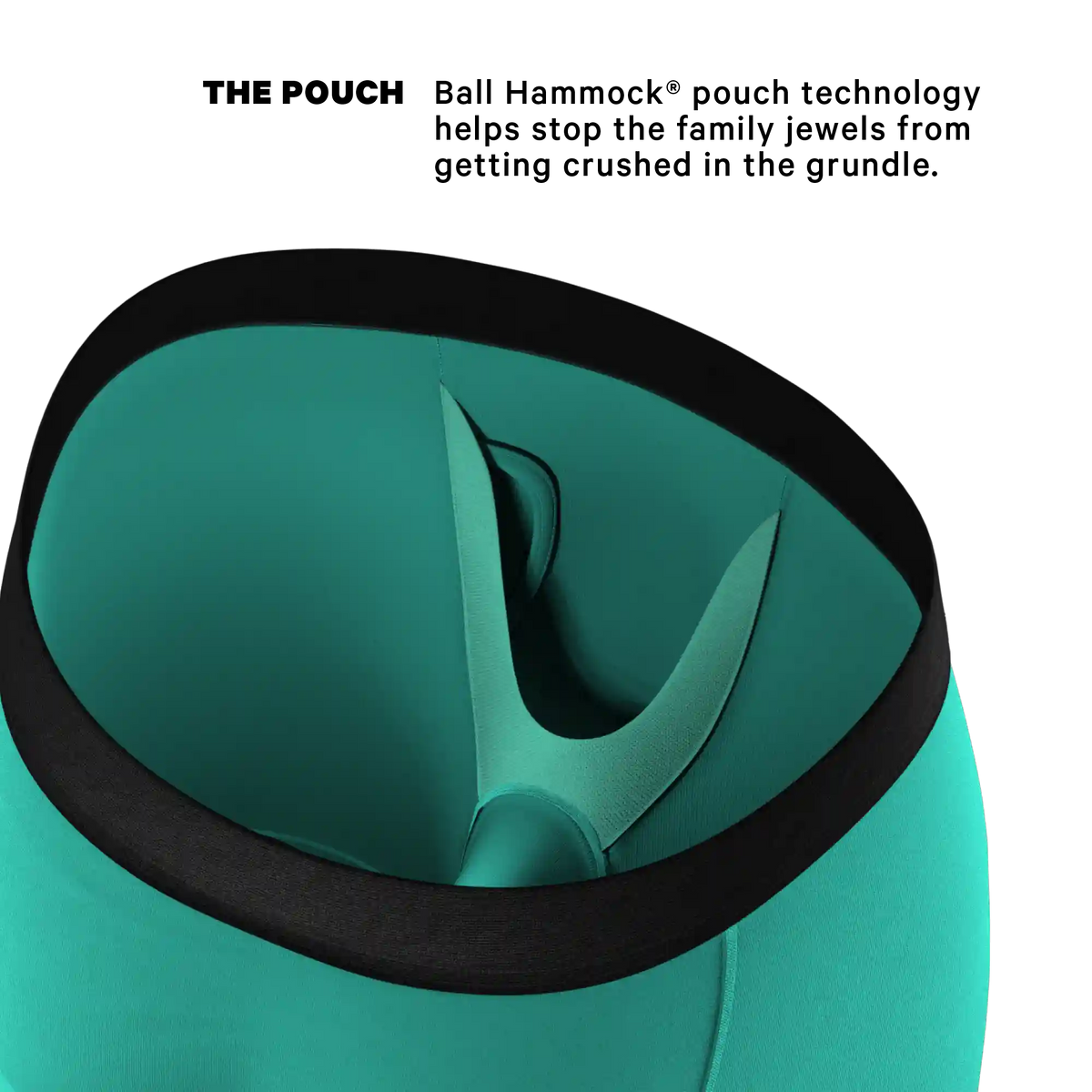 The Cyantific Theory | Turquoise Ball Hammock® Boxer - Long Leg