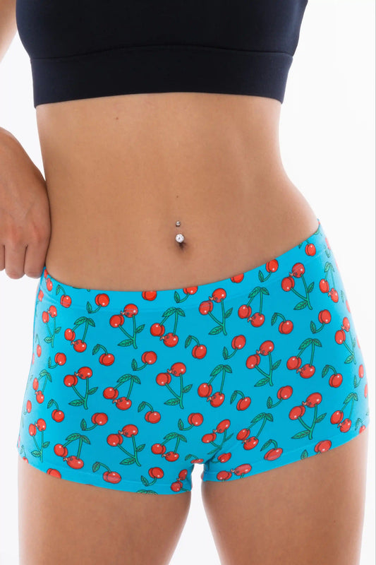 The Fruit Salad | Cherry Modal Boyshort Underwear