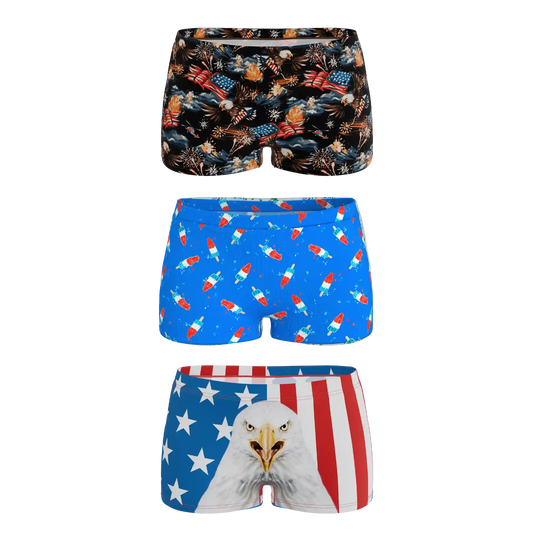 The Independance | Boyshort Underwear 3 Pack