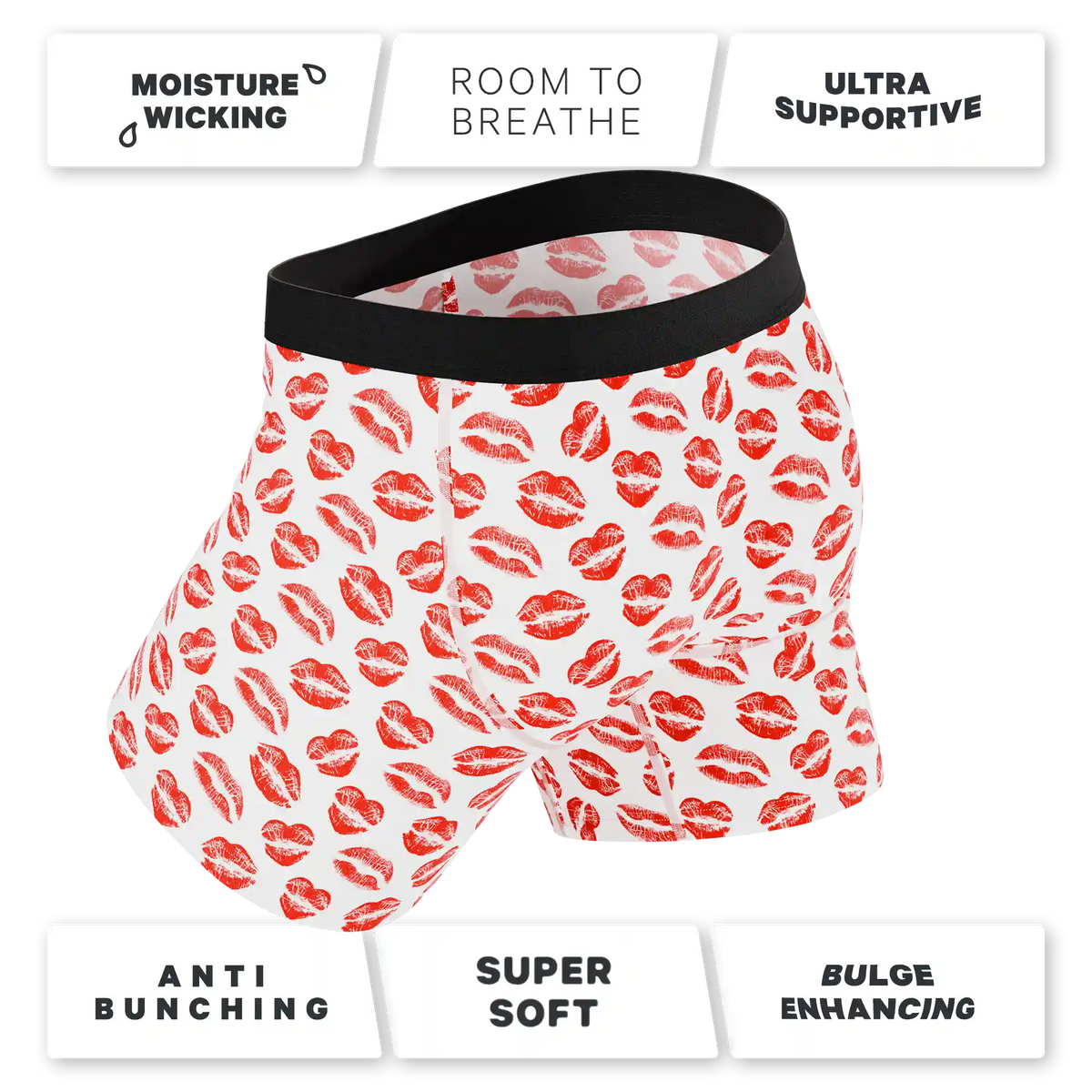 The Pucker Up | Lipstick Kiss Ball Hammock® Pouch Underwear