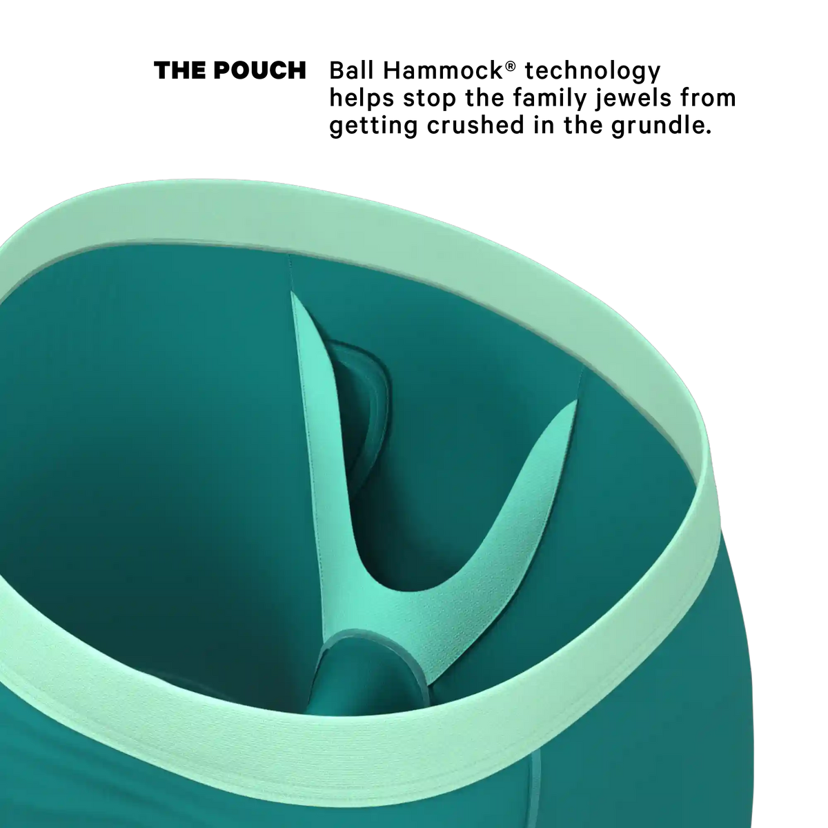 The Maldives | Teal Ball Hammock® Boxer - Long Leg