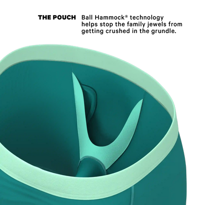 The Maldives | Teal Ball Hammock® Boxer - Long Leg