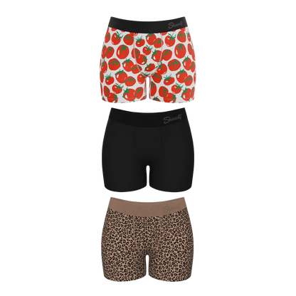 The For the Girls | Women’s Boxers 3 Pack