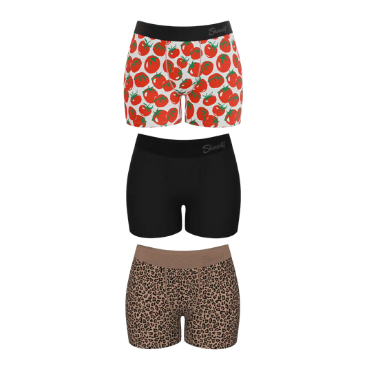 The For the Girls | Women’s Boxers 3 Pack