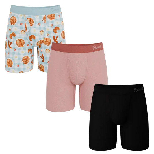 The Breakfast Pack | Long Leg Ball Hammock® Pouch Underwear With Fly 3 Pack
