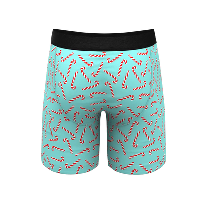 The Peppermint Pimp Canes | Candy Cane Ball Hammock® Boxer - Long Leg