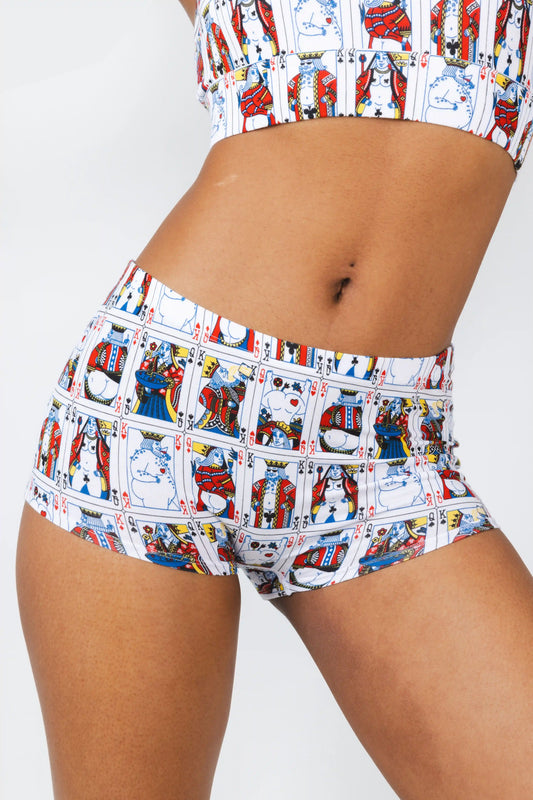 The Strip Poker | Playing Cards Modal Boyshort Underwear