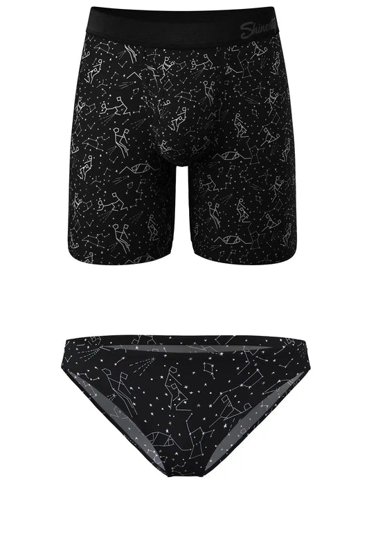 The Big Bang | Constellation Long Ball Hammock® Boxer With Fly and Bikini Matching Underwear Pack
