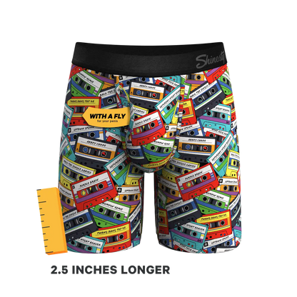 The Mixtape | Cassette Tapes Ball Hammock® Boxer - Long Leg