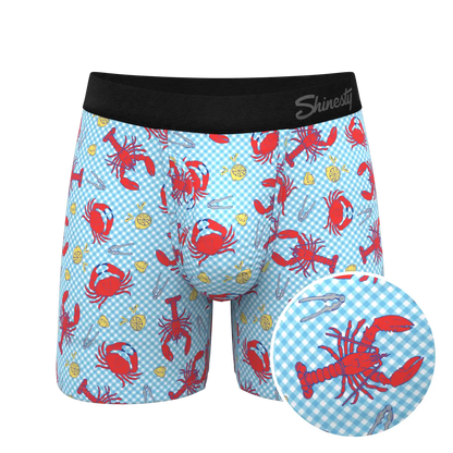 The Cajun Cookout | Summer Crabs Ball Hammock® Pouch Underwear With Fly