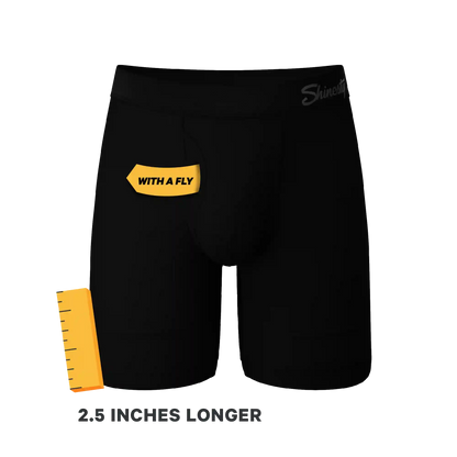 The Threat Level Midnight | Black Ball Hammock® Boxer - Long Leg