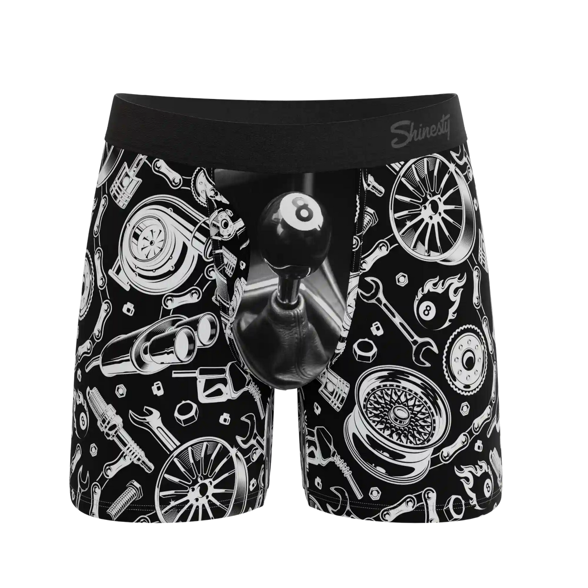 The Gear Head | Stick Shift Ball Hammock® Pouch Underwear With Fly