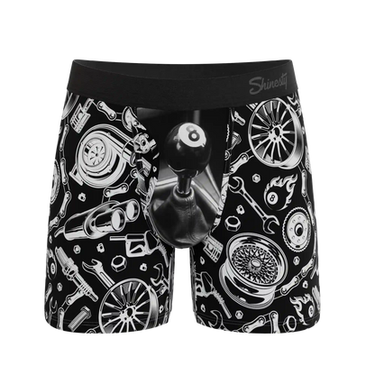 The Gear Head | Stick Shift Ball Hammock® Pouch Underwear With Fly