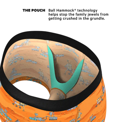 The Bend Rover | Space Robots Ball Hammock® Pouch Trunks Underwear