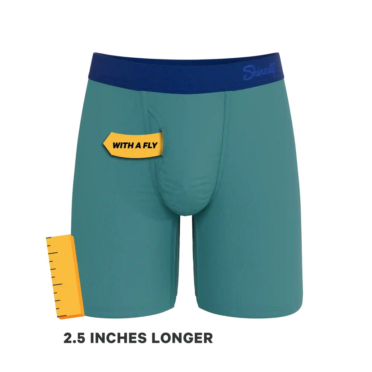 The Curacao | Teal Ball Hammock® Boxer - Long Leg