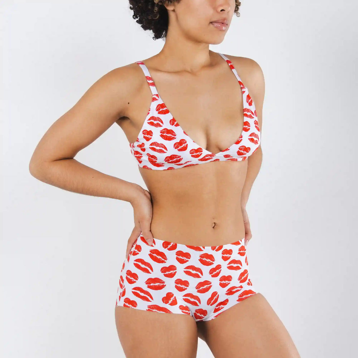 The Pucker Up | Lipstick Kiss Women’s Seamless Boyshort