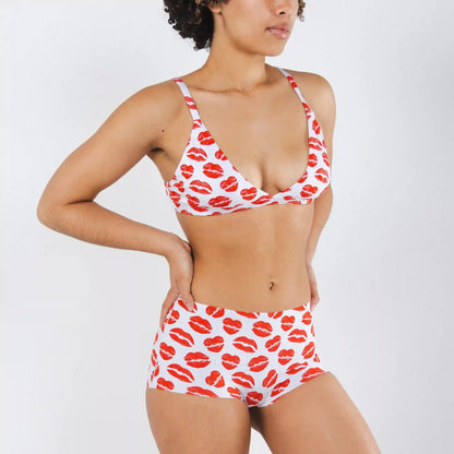 The Pucker Up | Lipstick Kiss Women’s Seamless Boyshort