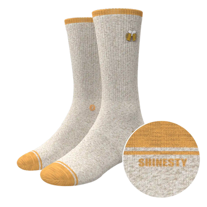 The Brewski | Beer Heel Hammock™ Crew Socks