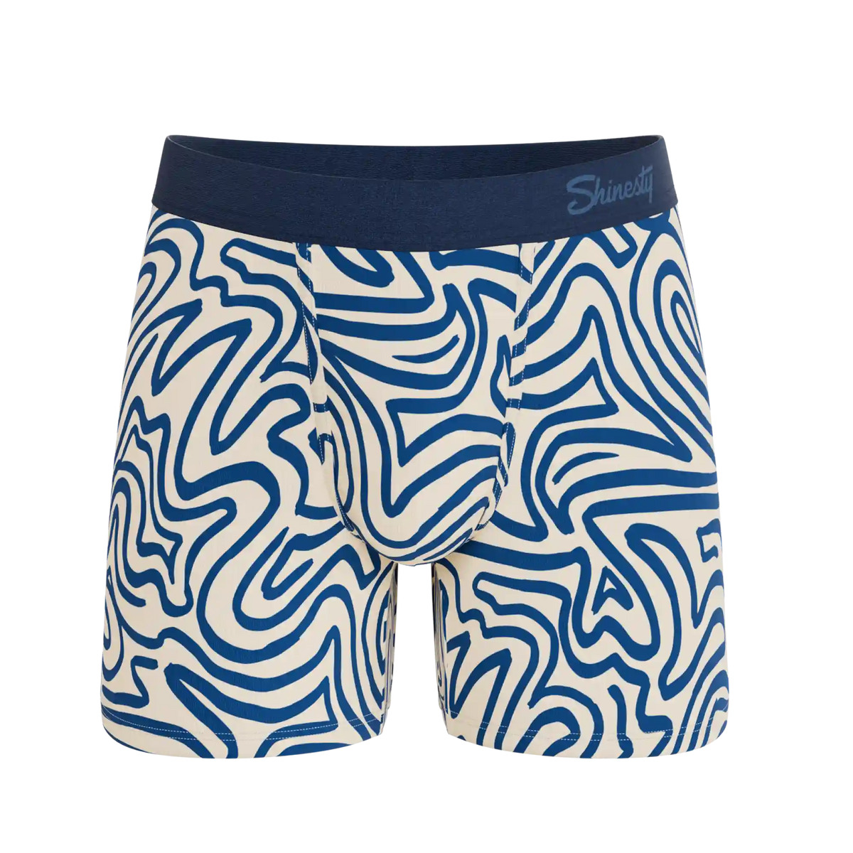 The Rio Grande | Abstract Navy Line Ball Hammock® Pouch Underwear