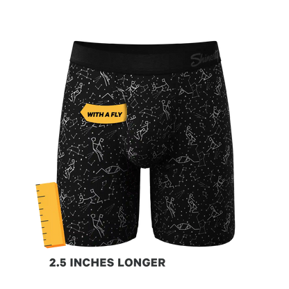 The Big Bang | Glow In The Dark Constellation Ball Hammock® Boxer - Long Leg