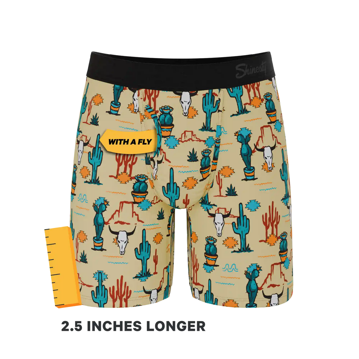 The Mirage | Western Cactus Ball Hammock® Boxer - Long Leg