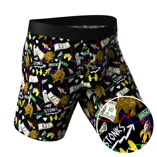 The Ball Street Bets | Wall Street Ball Hammock® Boxer - Long Leg