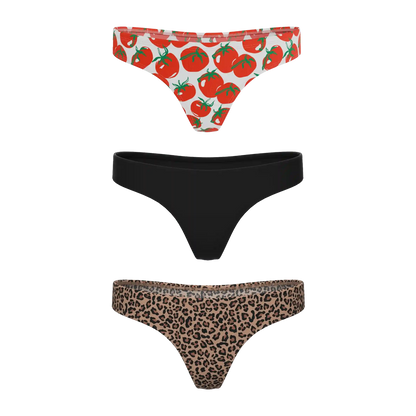 The For the Girls | MicroModal Thong 3 Pack