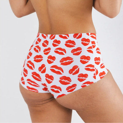 The Pucker Up | Lipstick Kiss Women’s Seamless Boyshort