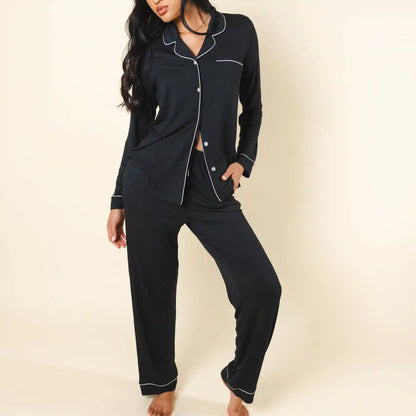 The Threat Level Midnight | Black SleepDeep™ Women’s Long Sleeve Pajama Set
