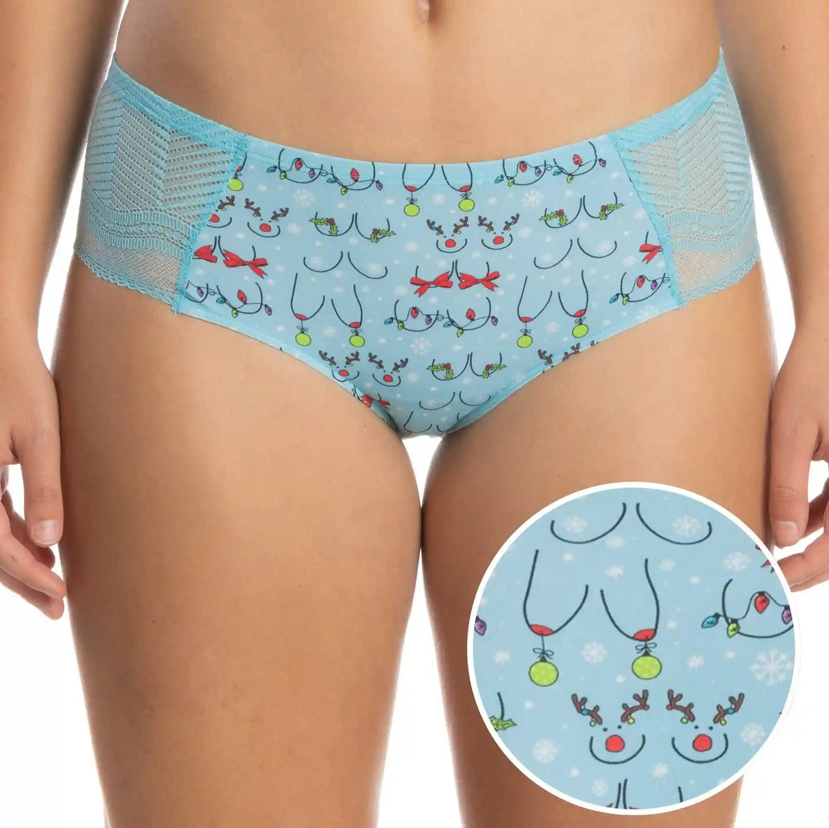 The Mistletots | Christmas Bust Lace Bikini