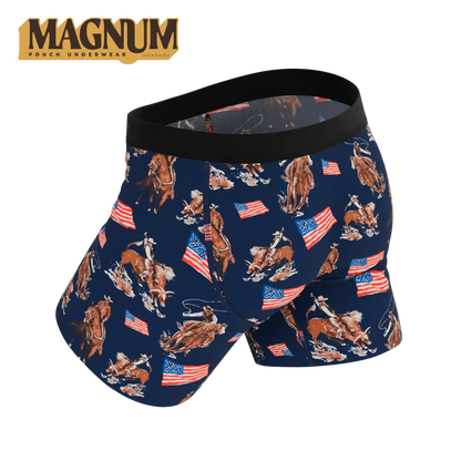 The Bootstraps & Chaps | Americana Cowboy Ball Hammock® Magnum Big Pouch Underwear