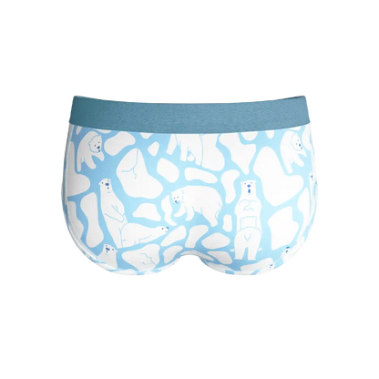 The Polar Polka | Polar Bear Scene Ball Hammock® Pouch Underwear Briefs