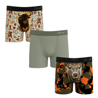 The Wild Pack | Youth Boxer Briefs 3 Pack