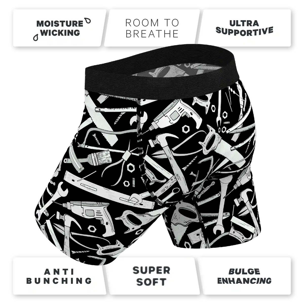 The Righty Tighty | Wrench Ball Hammock® Boxer - Long Leg