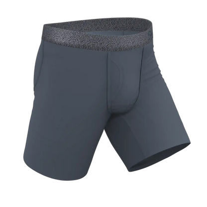 The Graphite | Tonal Grey Ball Hammock® Boxer - Long Leg