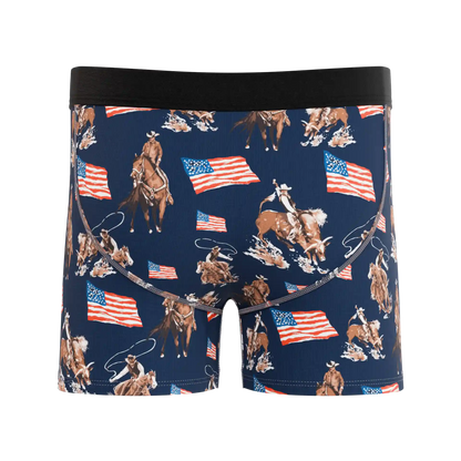 The Bootstraps & Chaps | Americana Cowboy Youth Boxer Briefs