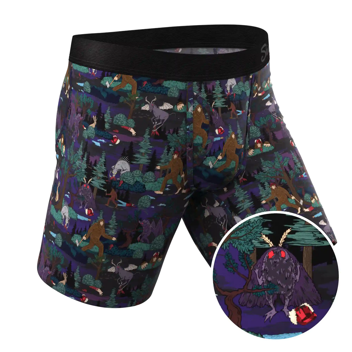 The Meal of Moths | Spooky Ball Hammock® Boxer - Long Leg