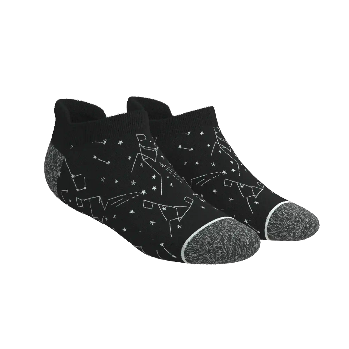 The Mostly Black | Heel Hammock™ Ankle Socks 3 Pack